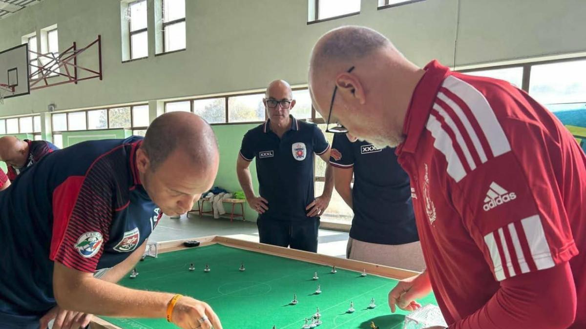 Anche l'umbro Perotti in gara sabato e domenica ad Anagni nella Coppa Italia di calcio tavolo