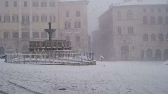 Non solo a nord di Perugia domani la neve! I meteorologi non hanno dubbi sull'Umbria imbiancata