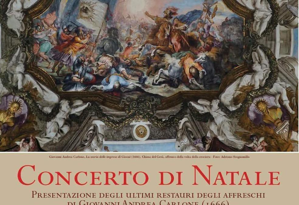 Il 18 dicembre il concerto natalizio alla Chiesa del Gesù in Piazza Matteotti a Perugia
