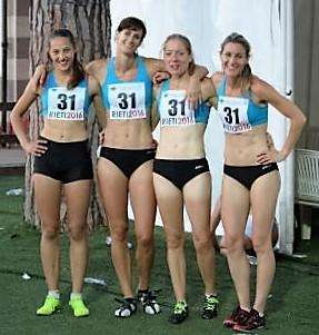 Quelle quattro ragazze che ai tricolori di atletica leggera hanno fatto il record della staffetta!