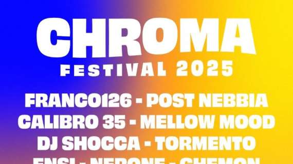 Dal 5 all'8 giugno il Chroma Festival 2025 al Centro Umbriafiere di Bastia Umbra