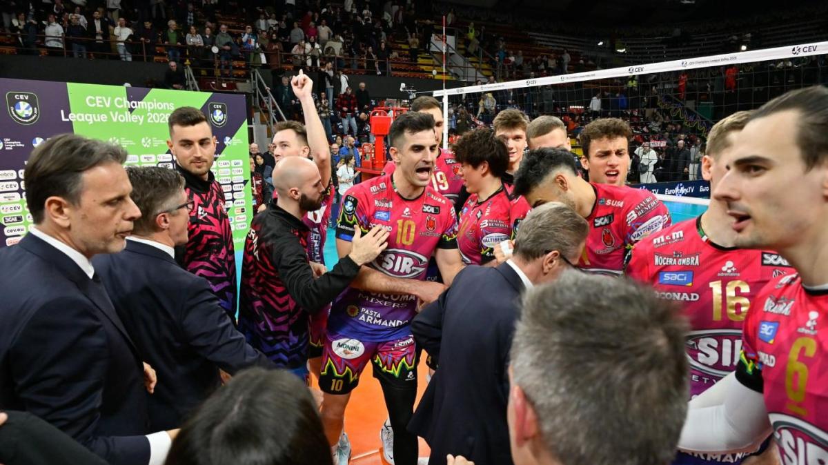 Mercoledì primo aprile alle 20.30 la Sir Perugia in casa contro il Guaguas Las Palmas in Champions League