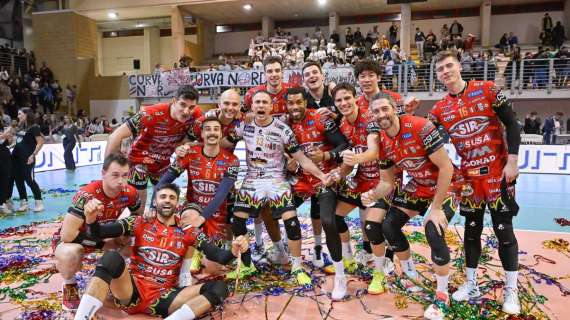 La Sir Susa Vim Perugia conquista la vittoria numero 22 della stagione: battuta Cisterna