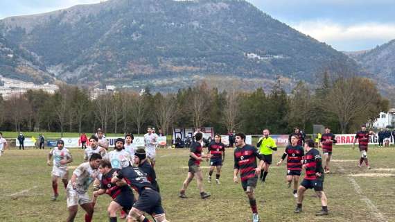 Gubbio in festa per aver battuto Perugia nel derby di Serie B di rugby