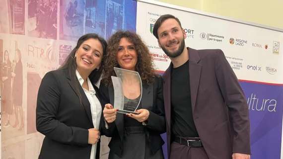 A Roma un premio al Comune di Perugia per gli impianti sportivi: lo ha ritirato Clara Pastorelli
