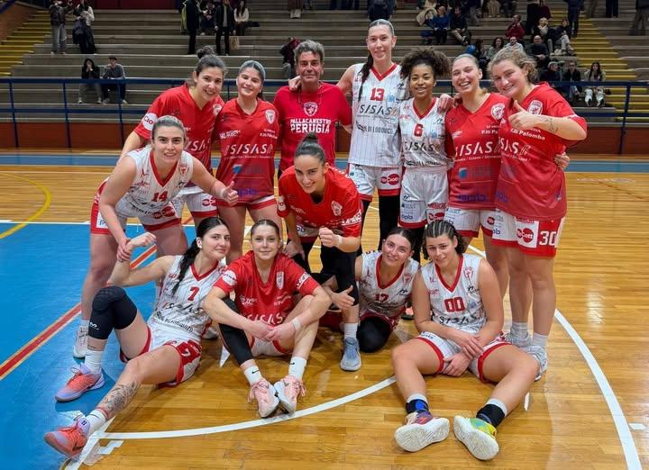 Per la Pallacanestro Perugia una splendida vittoria (65-41) in B femminile contro Livorno