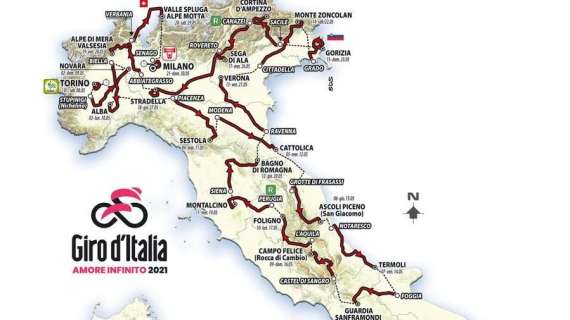 Le novità nelle tappe di Foligno e Perugia del Giro d'Italia 2021 di ciclismo