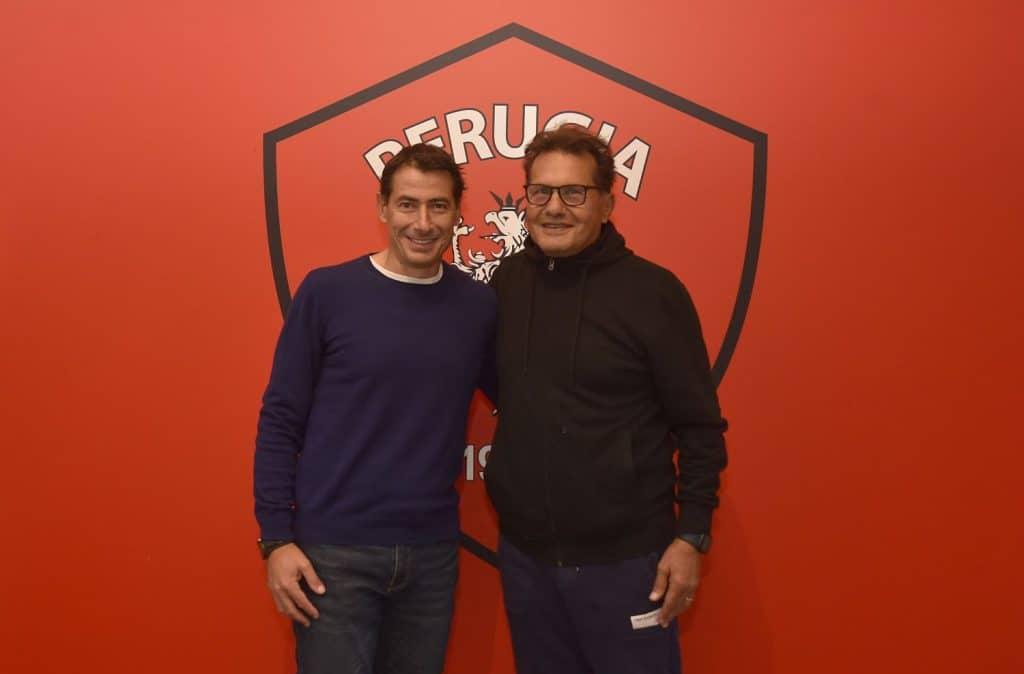 Insieme Riccardo Gaucci e Novellino per far grande il Perugoa con Giovanni Tedesco