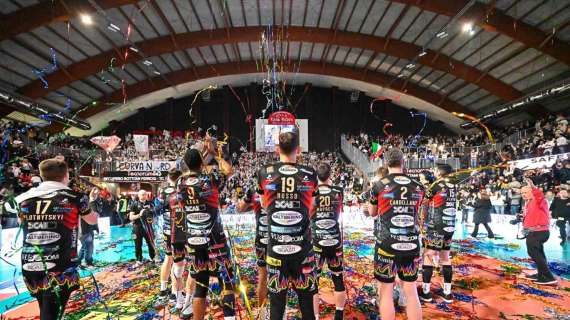Così la vittoria in gara-1 della finale scudetto di volley maschile di Perugia contro Monza