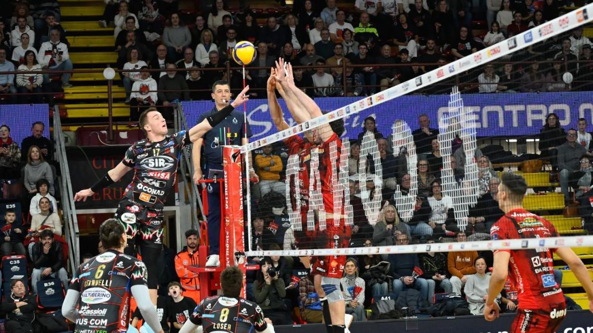 Giovedì 30 aprile tra Sir Susa Scai Perugia e Lube Civitanova il primo atto della finale scudetto di volley maschile