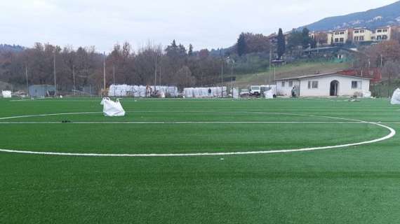 Ad Ellera c'è il nuovo campo in erba sintetica per la scuola calcio