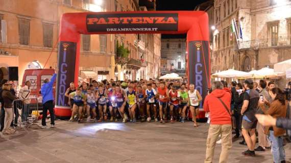 Venerdì sera nel cuore di Perugia si corre la terza "European Run Night"