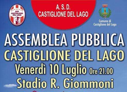L'Asd Castiglione del Lago si presenta alla città: venerdì sera l'assemblea allo stadio