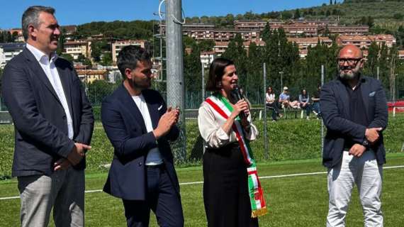 Inaugurato il campo sintetico al centro sportivo Paolo Rossi dell'antistadio Curi di Perugia