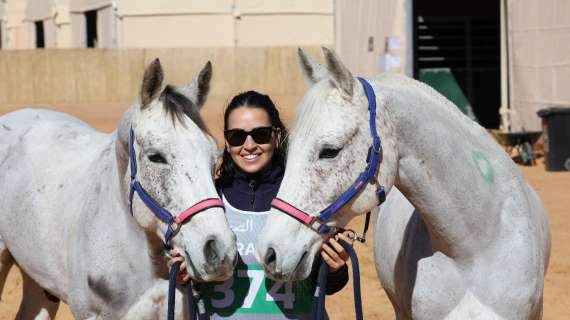 Costanza Laliscia pronta ad una doppia sfida di endurance equestre sabato e domenica nel deserto saudita