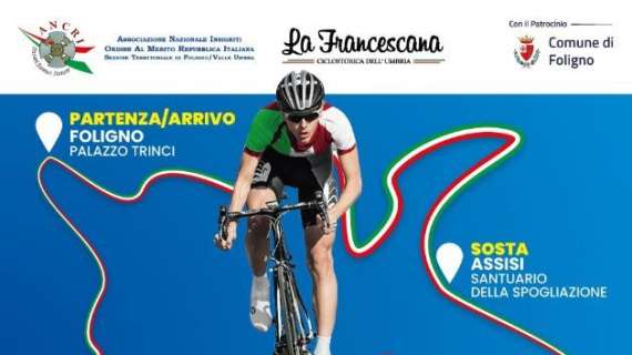 Sosta ad Assisi domani per gli ex campioni Gianni Bugno e Claudio Chiappucci alla "Scalata al Tricolore"