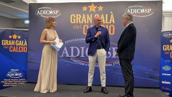 Il diesse del Perugia Giannitti premiato a Roma dall'associazione dei direttori sportivi