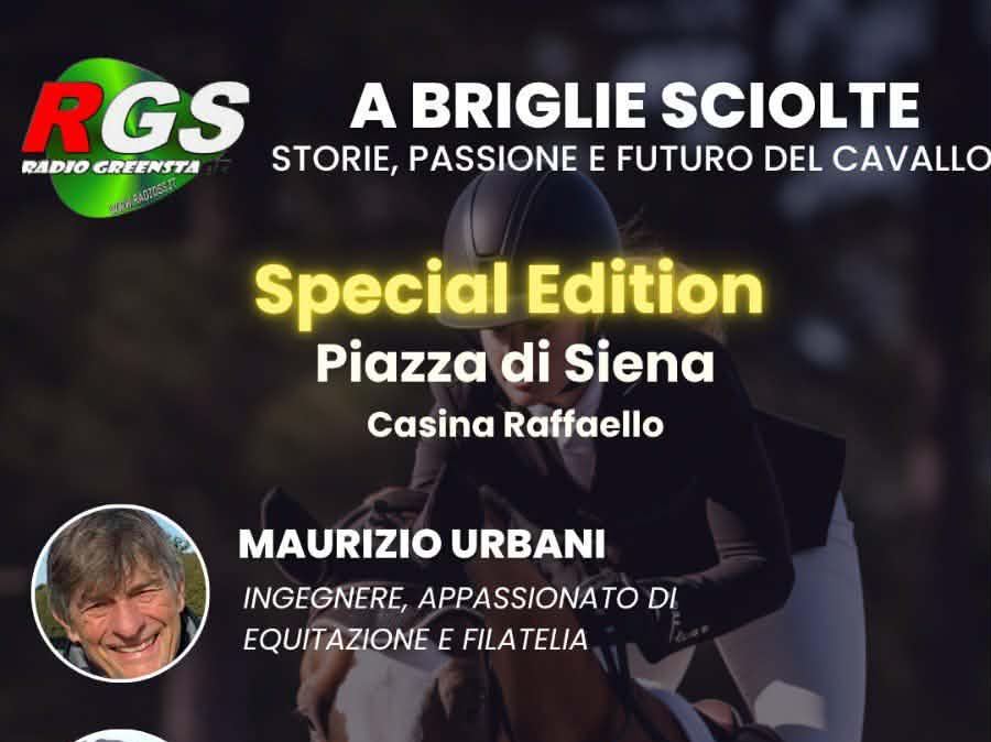 Questo giovedì alle ore 15 ultima puntata stagionale della trasmissione "A Briglie Sciolte" condatto da Catia Brozzi su RGS Radio