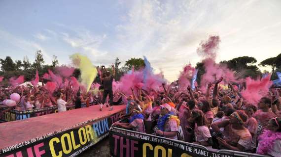 A Perugia la corsa più pazza del pianeta! Giovedì la città invasa dai 4 mila partecipanti alla Color Run!