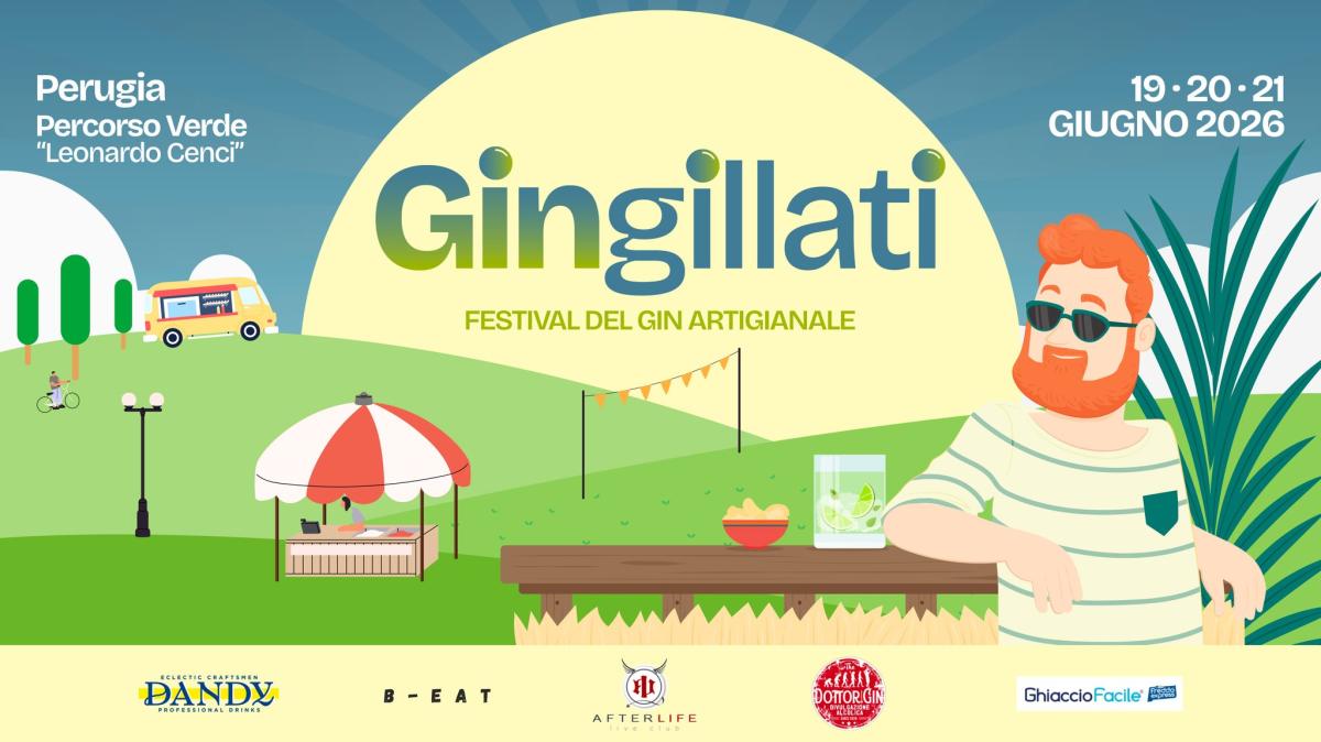 Dal 19 al 21 giugno a Perugia la grande novità dell'estate: arriva il festival "Gingillati"