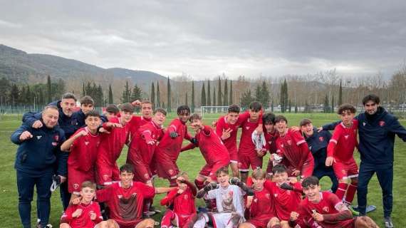 Under 15: Latina-Perugia 1-2 con la quinta vittoria nelle ultime sei gare