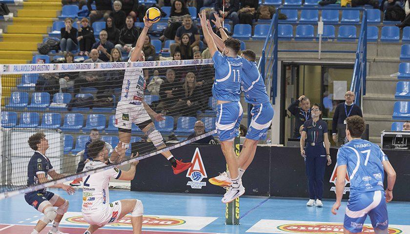 Contro Belluno tonfo in casa di San Giustino, fuori dalla Coppa Italia di A3 di volley maschile 