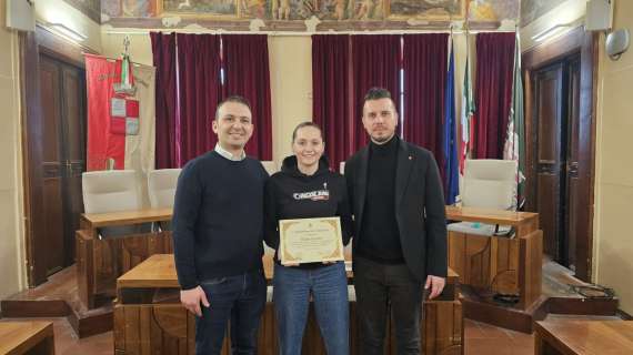 Premiata a Corciano la campionessa regionale di ciclocross Giulia Cozzari