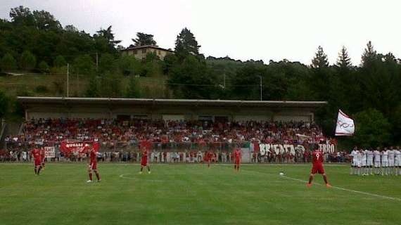 Ultimo allenamento per il Perugia nel ritiro di Pietralunga: a parte Fabinho, Fossati e Del Prete