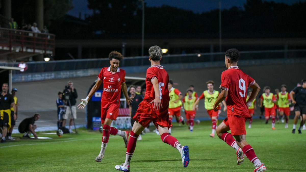 Trionfo! Il Perugia vince la finale del campionato Under 17 di Serie C battendo (2-1) l'Albinoleffe
