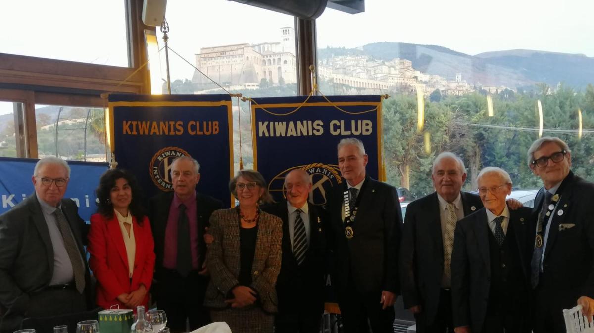 Ivano Bocchini nuovo presidente del Kiwanis Club di Assisi: succede a Lorenzina Merletti