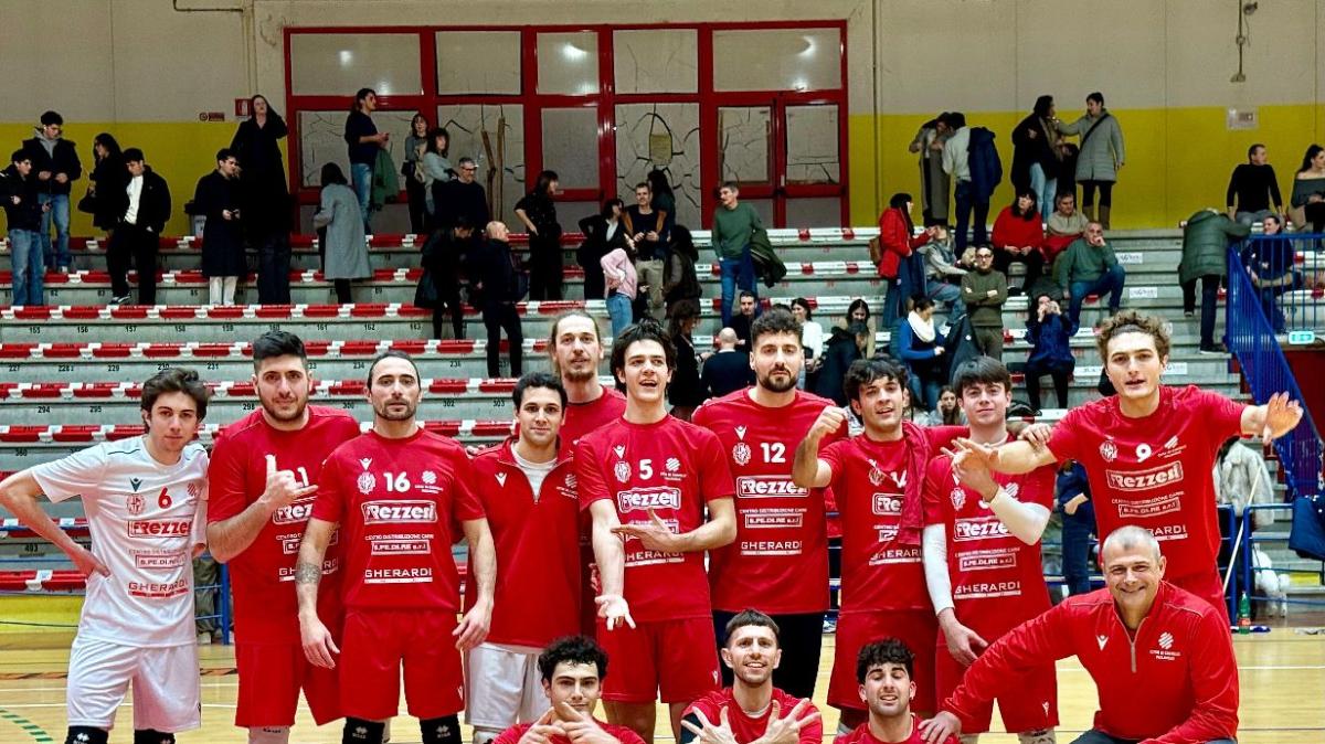 Città di Castello batte Monteluce nel campionato di C maschile di pallavolo