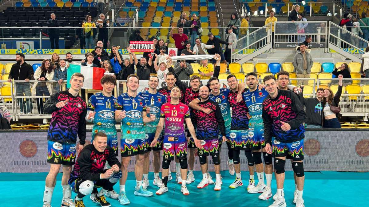 Così è andata la partita di ieri sera della Sir Susa Vim Perugia al Gran Canaria contro Las Palmas