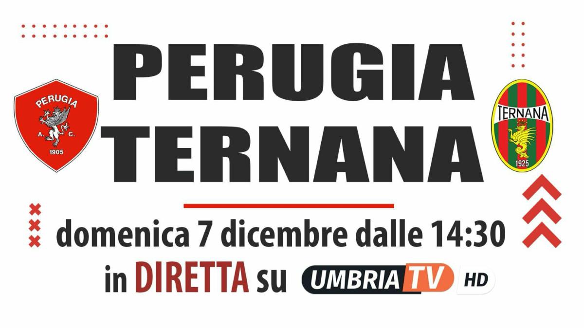 Il derby Perugia-Ternana domenica in diretta su UmbriaTv a partire dalle 13.45