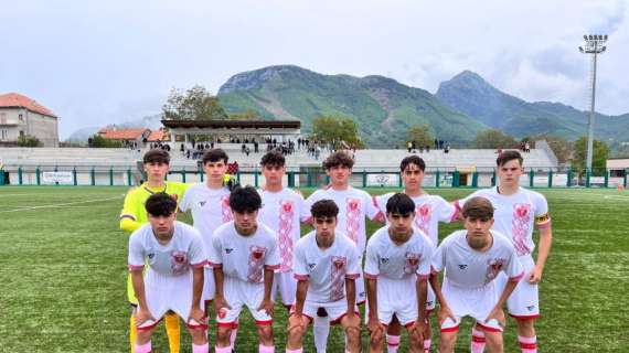 Under 15: Sorrento-Perugia 1-1 nell'andata degli ottavi dei playoff con gol di Cirillo