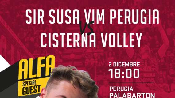 Che idea! Al PalaBarton il concerto di Alfa prima della partita tra Sir Susa Vim Perugia e Cisterna!