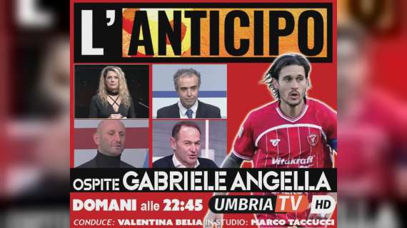 Stasera alle 22.45 su UmbriaTv c'è "L'Anticipo" con ospiti Angella e gli ex grifoni Castellini e Vinti