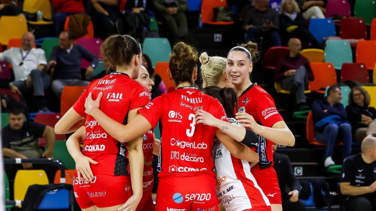 Pesantissima sconfitta per la Bartoccini Perugia: battuta nettamente (3-0) a Firenze in A1 di volley femminile
