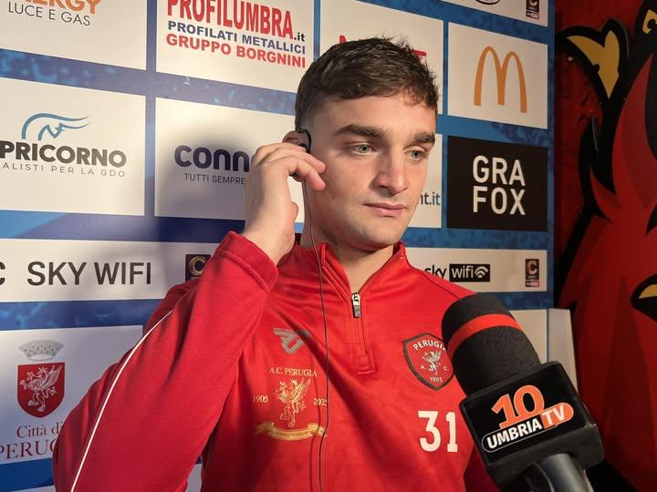 "Dispiace per la sconfitta del Perugia, ma sognavo da anni questo gol e resterà un ricordo bellissimo"