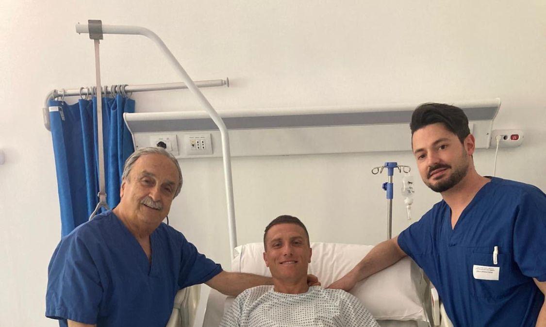 Francesco Lisi dopo l'intervento pronto per l'inizio della prossima stagione