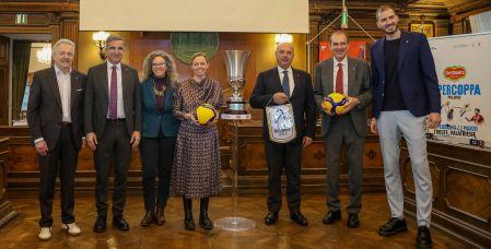 Presentata la final four della Supercoppa di volley maschile: in semifinale si giocherà Sir Perugia-Itas Trentino