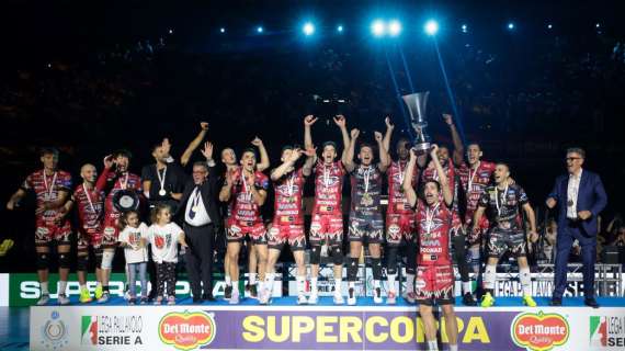 La festa della Sir Susa Vim Perugia: conquistata la Supercoppa! Battuta Trento in finale