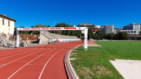 Giovedì allo Stadio Santa Giuliana l'inizio del Cdp Atletica Perugia: appuntamento alle ore 17.15