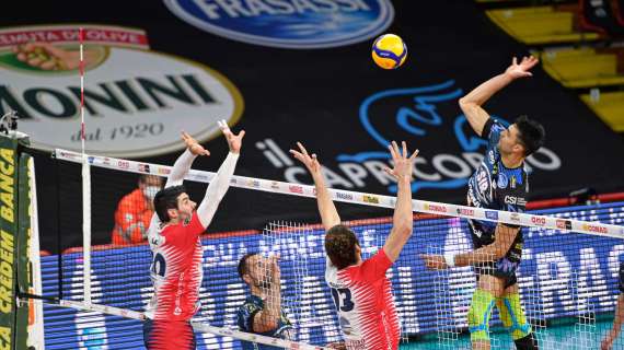Sir Safety Conad Perugia-Vero Volley Monza 3-0: il tabellino
