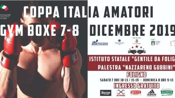 Domani e domenica in programma la Coppa Italia Gym Boxe per amatori