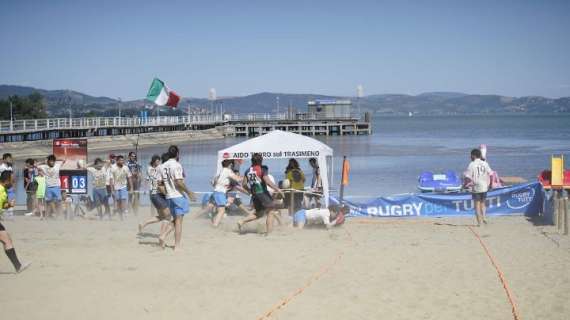 A Tuoro c'è la tappa del Trofeo italiano di beach rugby: organizza la Fortitudo Magione