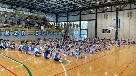 Si consolida la pallacanestro ad Ellera grazie alla crescita dei tesserati del minibasket