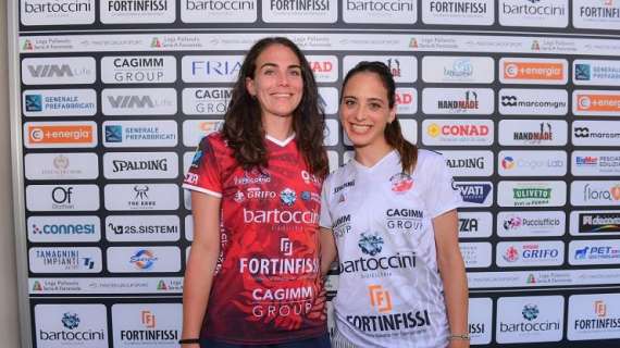 La Bartoccini Perugia ha presentato due atlete in vista dell'A1 femminile di volley