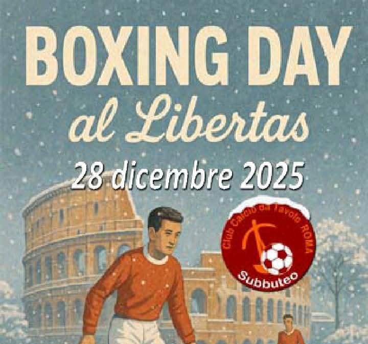 Per il subbuteo tradizionale, anche Marco Perotti sarà impegnato il 28 dicembre a Roma