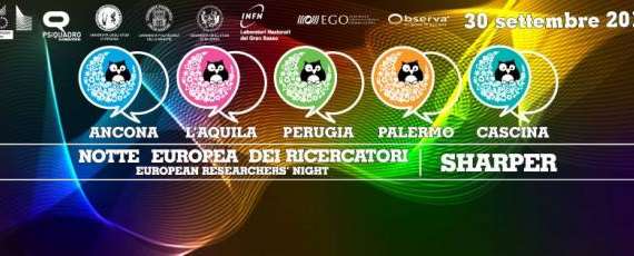 Il 30 settembre a Perugia ci sarà la "Notte dei ricercatori": tanti eventi per il progetto Sharper