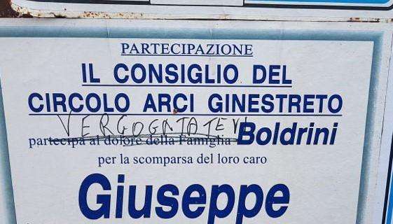 Sconcertante episodio alla memoria di un defunto avvenuto a Ginestreto: il fatto denunciato ai Carabinieri